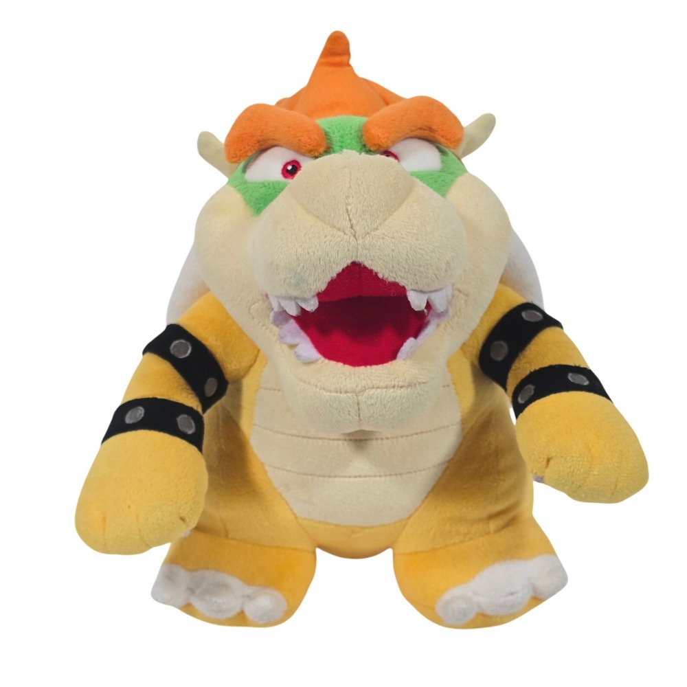 Nintendo Super Mario‎ Bowser Plush 10 Inch Stuffed Toy King Koopa 2012 Yellow